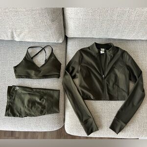 Oner Active 3-Piece Set in Khaki Green